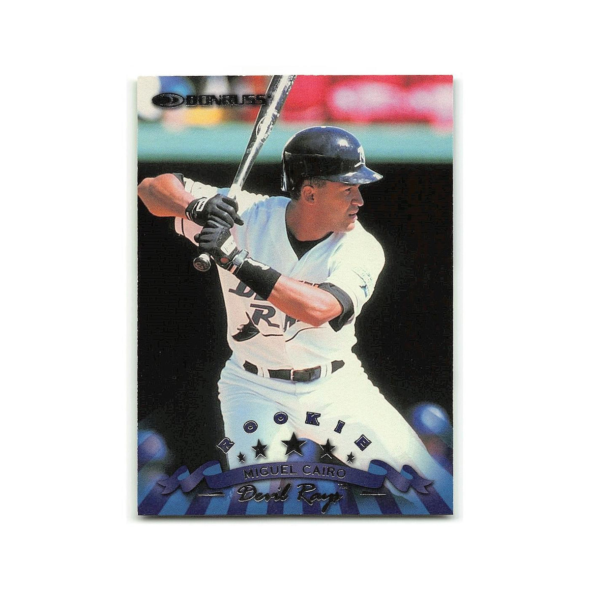 Miguel Cairo Rookie 1998 Donruss #320 Tampa Bay Devil Rays Baseball Card NM