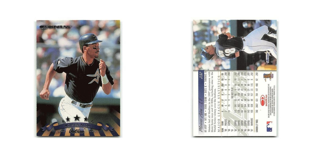 Moises Alou 1998 Donruss #232 Houston Astros Baseball Card NM