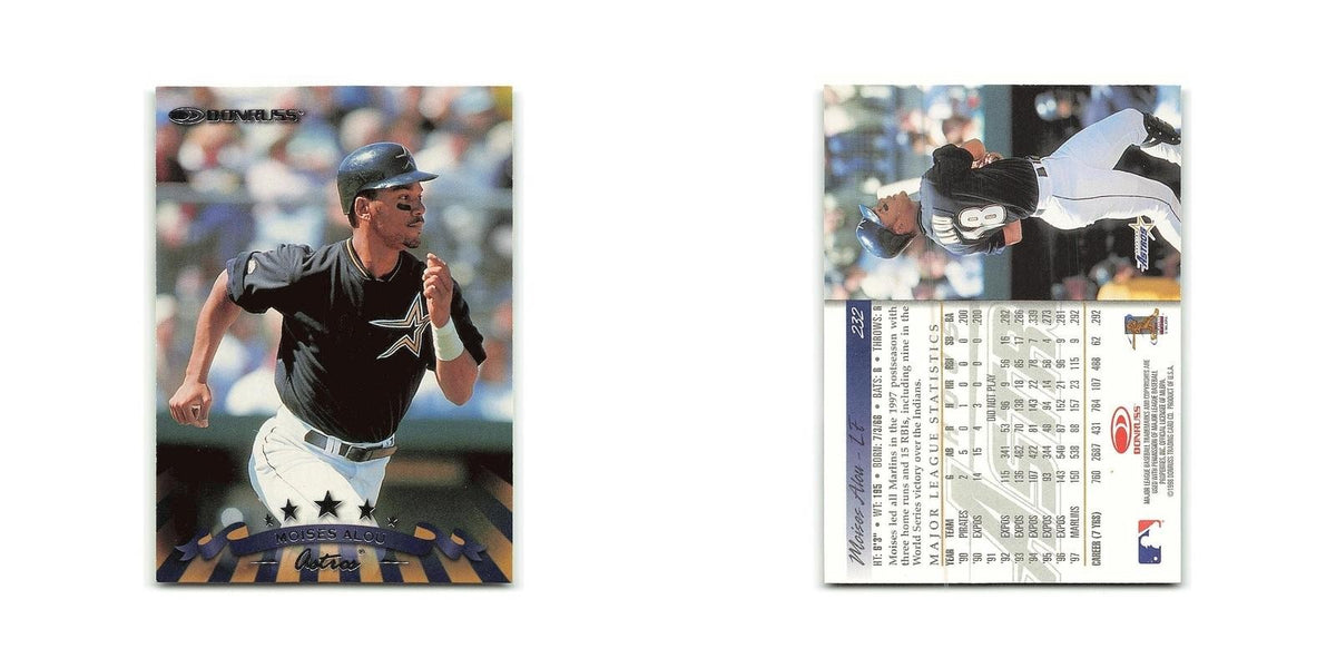 Moises Alou 1998 Donruss #232 Houston Astros Baseball Card NM