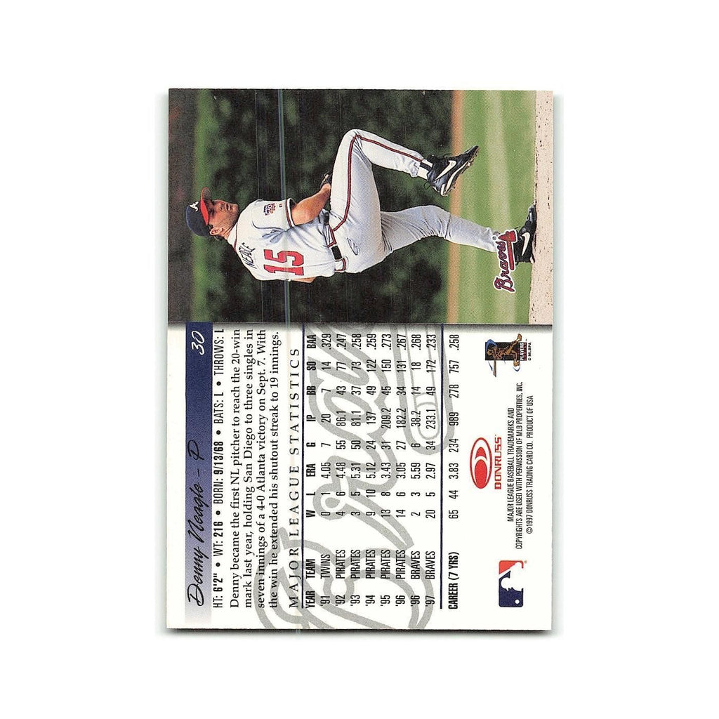 Denny Neagle 1998 Donruss #20 Atlanta Braves Baseball Card NM