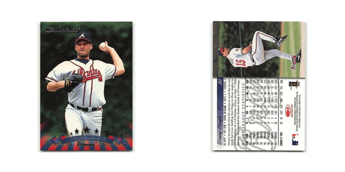 Denny Neagle 1998 Donruss #20 Atlanta Braves Baseball Card NM