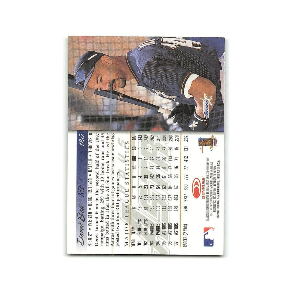 Derek Bell 1998 Donruss #180 Houston Astros Baseball Card NM