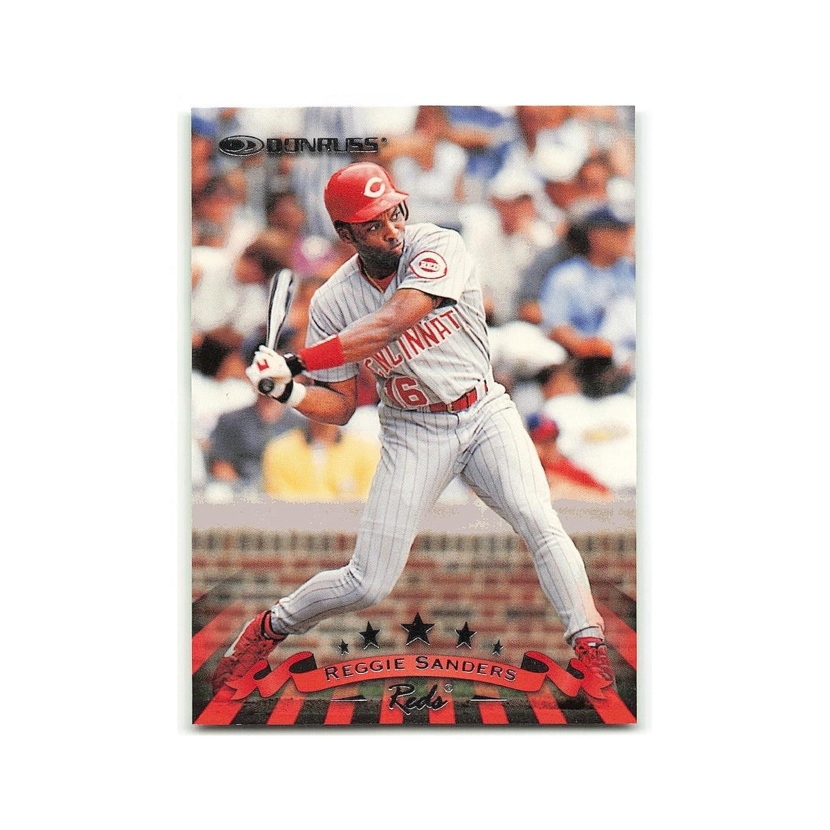 Reggie Sanders 1998 Donruss #75 Cincinnati Reds Baseball Card NM