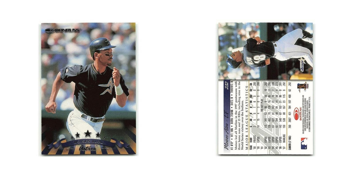 Moises Alou 1998 Donruss #232 Houston Astros Baseball Card NM