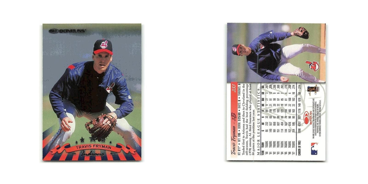 Travis Fryman 1998 Donruss #233 Cleveland Indians Baseball Card NM