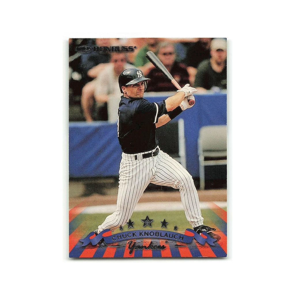 Chuck Knoblauch 1998 Donruss #196 New York Yankees Baseball Card NM