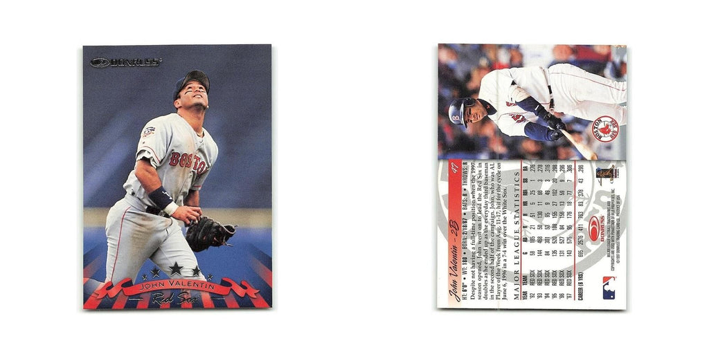 John Valentin 1998 Donruss #47 Boston Red Sox Baseball Card NM