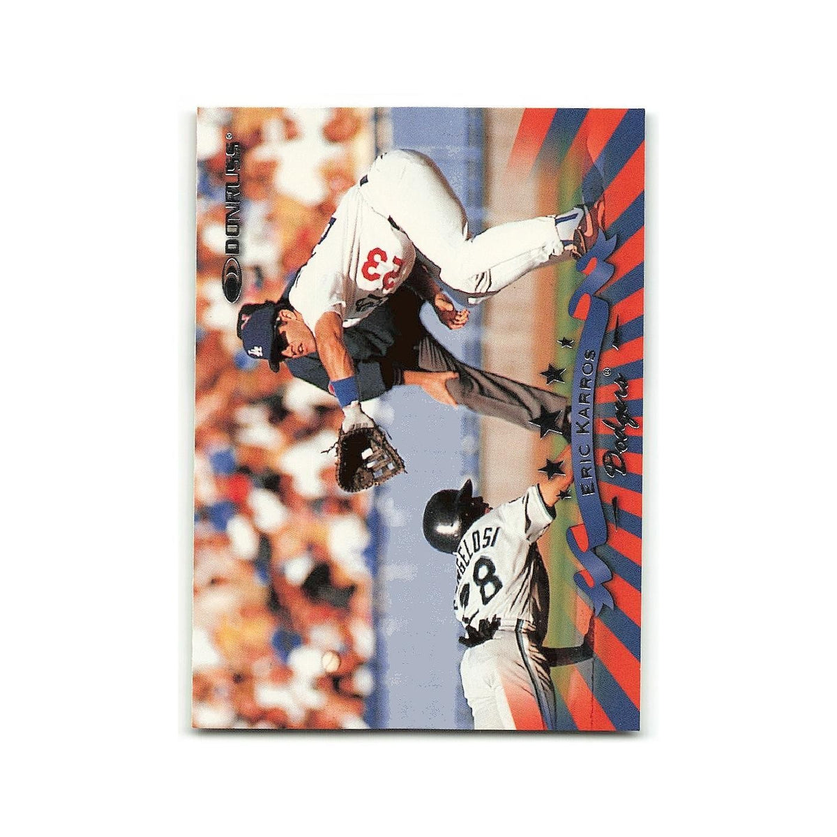 Eric Karros 1998 Donruss #65 Los Angeles Dodgers Baseball Card NM