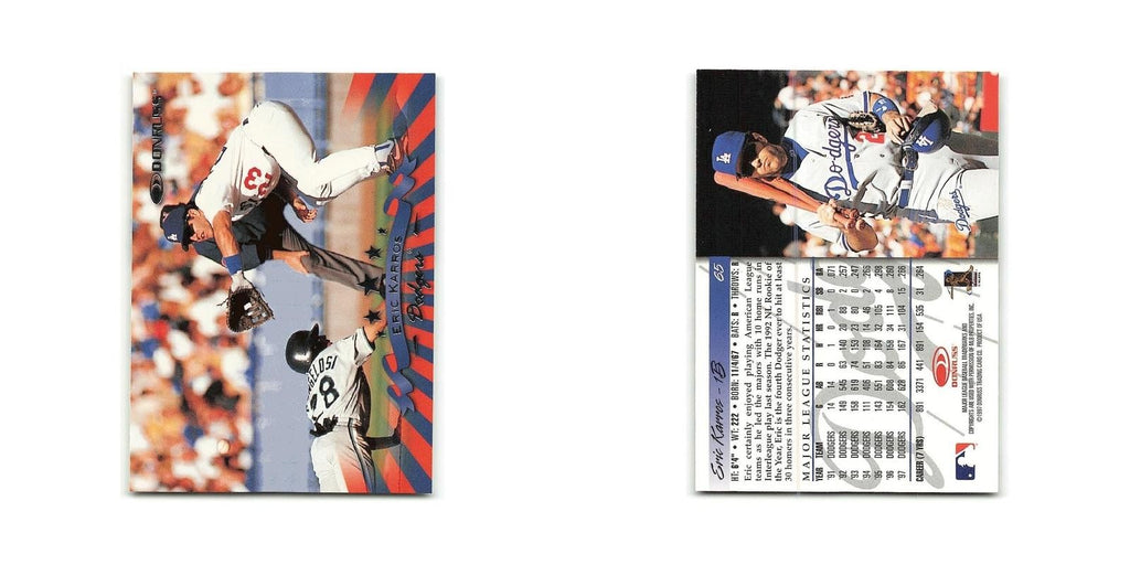 Eric Karros 1998 Donruss #65 Los Angeles Dodgers Baseball Card NM