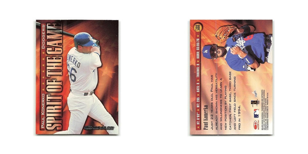 Paul Konerko 1998 Donruss #388 Los Angeles Dodgers Baseball Card NM