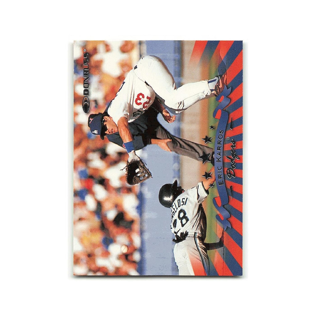 Eric Karros 1998 Donruss #65 Los Angeles Dodgers Baseball Card NM
