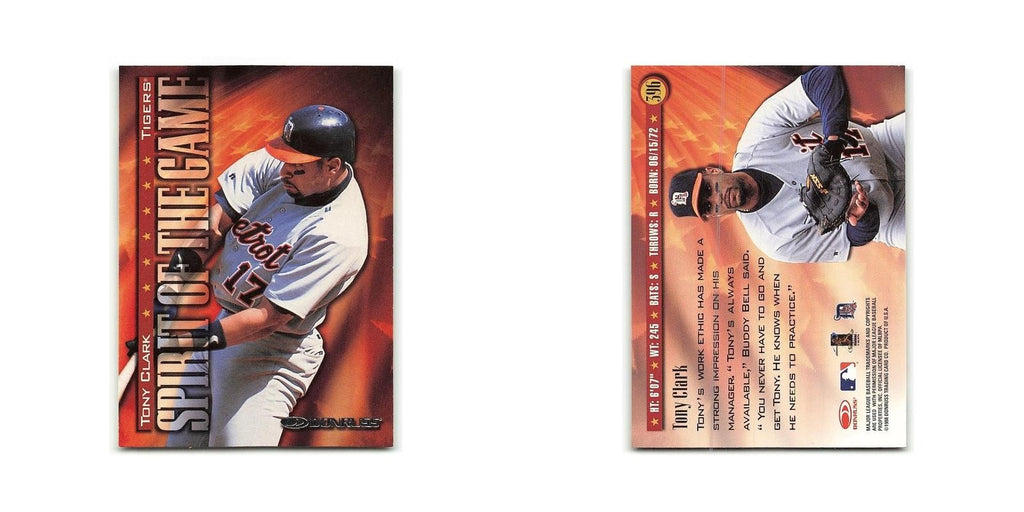 Tony Clark 1998 Donruss #396 Detroit Tigers Baseball Card NM