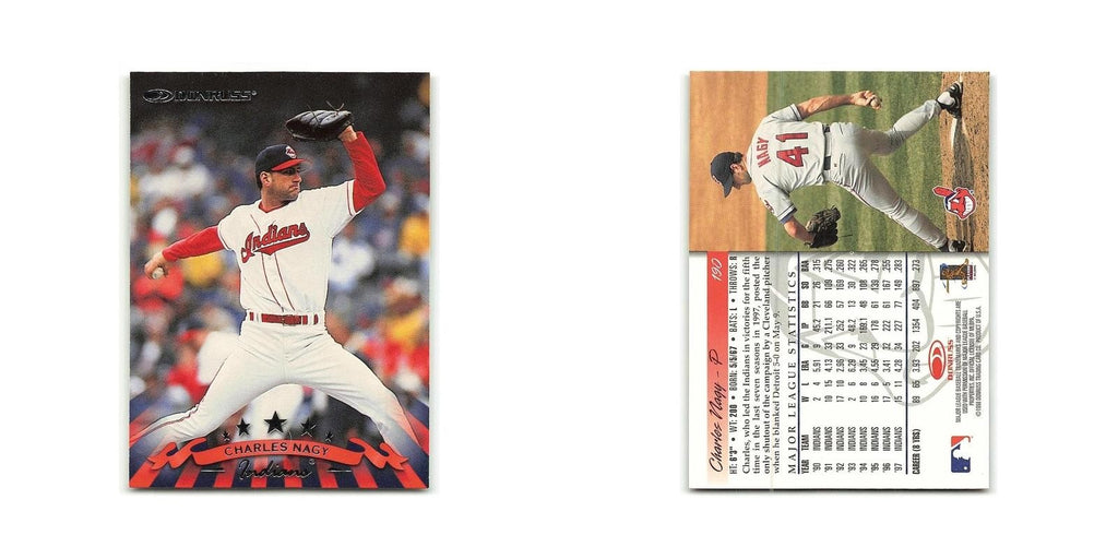 Charles Nagy 1998 Donruss #190 Cleveland Indians Baseball Card NM