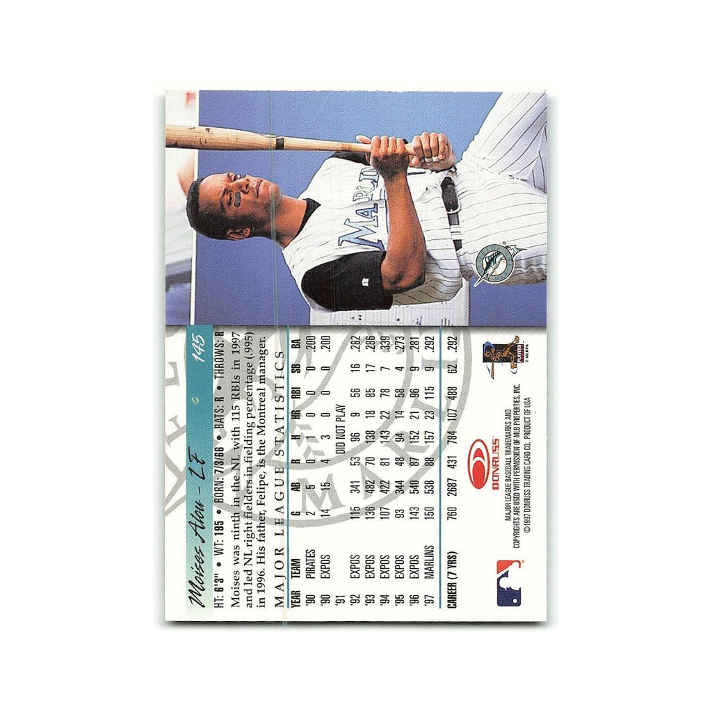 Moises Alou 1998 Donruss #145 Florida Marlins Baseball Card NM