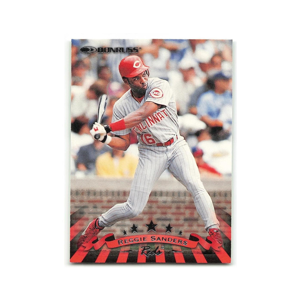 Reggie Sanders 1998 Donruss #75 Cincinnati Reds Baseball Card NM