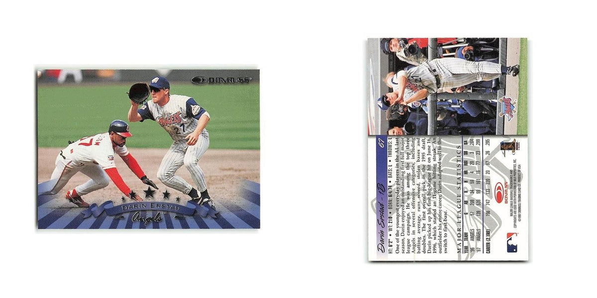 Darin Erstad 1998 Donruss #67 Anaheim Angels Baseball Card NM