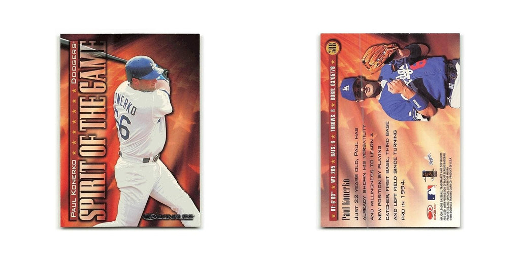 Paul konerko 1998 Donruss #588 Los Angeles Dodgers Baseball Card NM