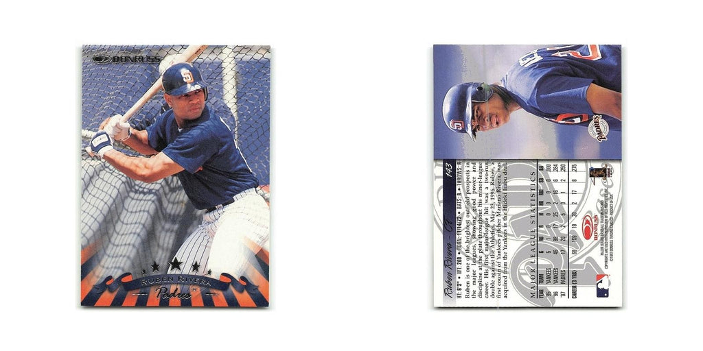 Ruben Rivera 1998 Donruss #143 San Diego Padres Baseball Card NM
