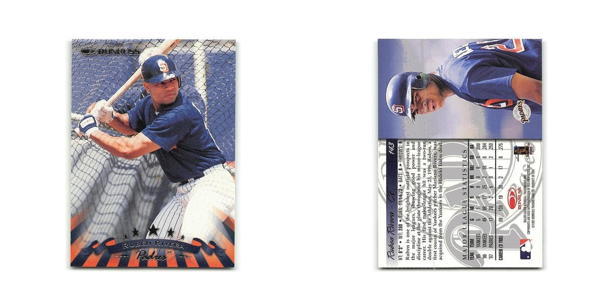 Ruben Rivera 1998 Donruss #143 San Diego Padres Baseball Card NM