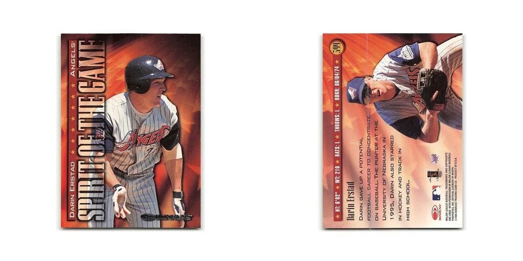 Darin Erstad 1998 Donruss #399 Anaheim Angels Baseball Card NM