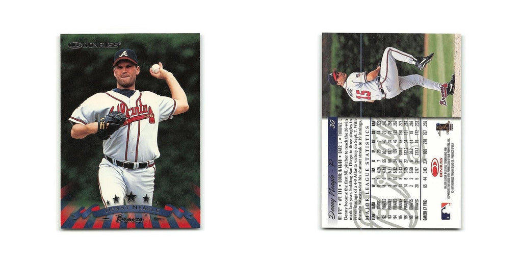 Denny Neagle 1998 Donruss #30 Atlanta Braves Baseball Card NM