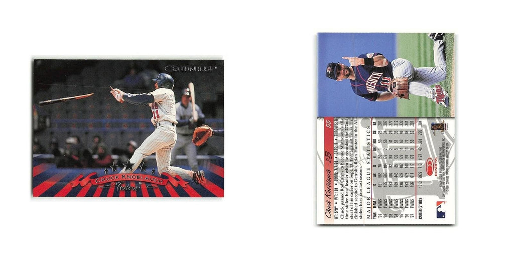 Chuck Knoblauch 1998 Donruss #55 Minnesota Twins Baseball Card NM