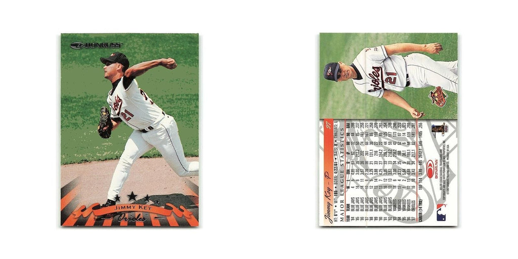 Jimmy Key 1998 Donruss #97 Baltimore Orioles Baseball Card NM