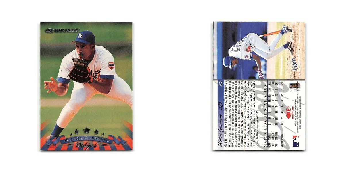 Wilton Guerrero 1998 Donruss #90 Los Angeles Dodgers Baseball Card NM