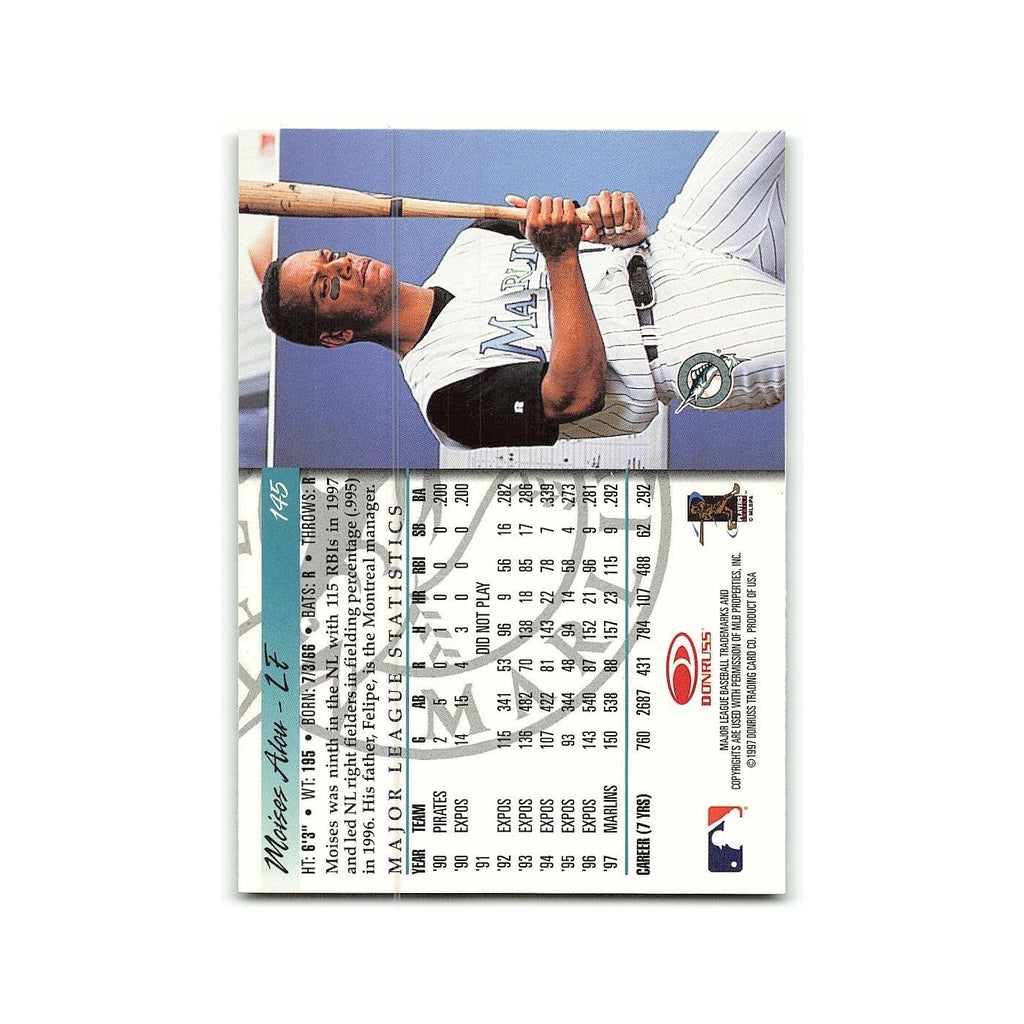 Moises Alou 1998 Donruss #145 Florida Marlins Baseball Card NM