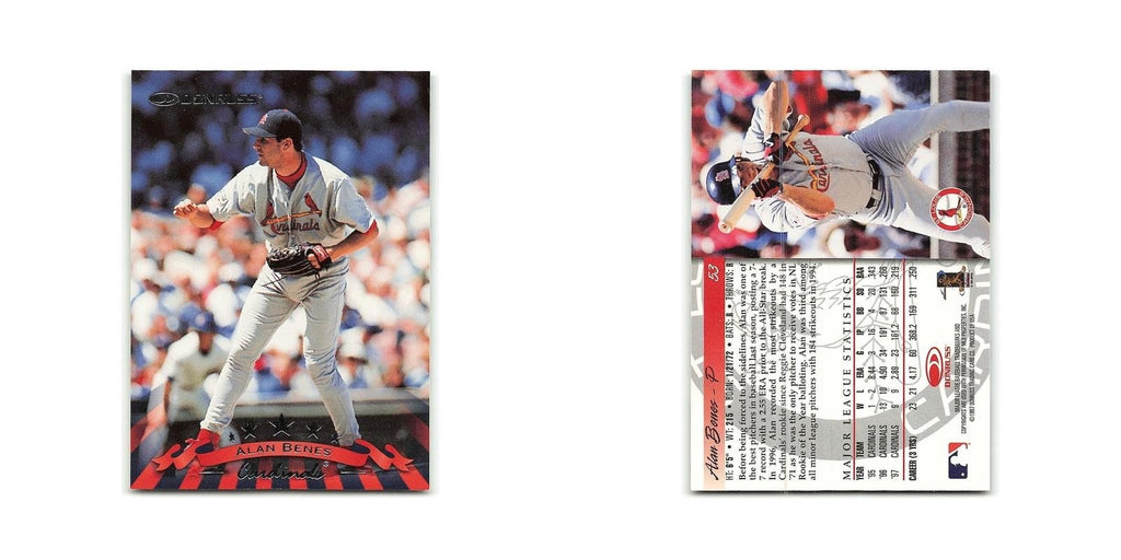 Alan Benes 1998 Donruss #53 St. Louis Cardinals Baseball Card NM