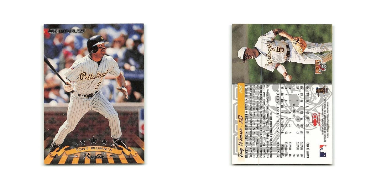 Tony Womack 1998 Donruss #146 Pittsburgh Pirates Baseball Card NM