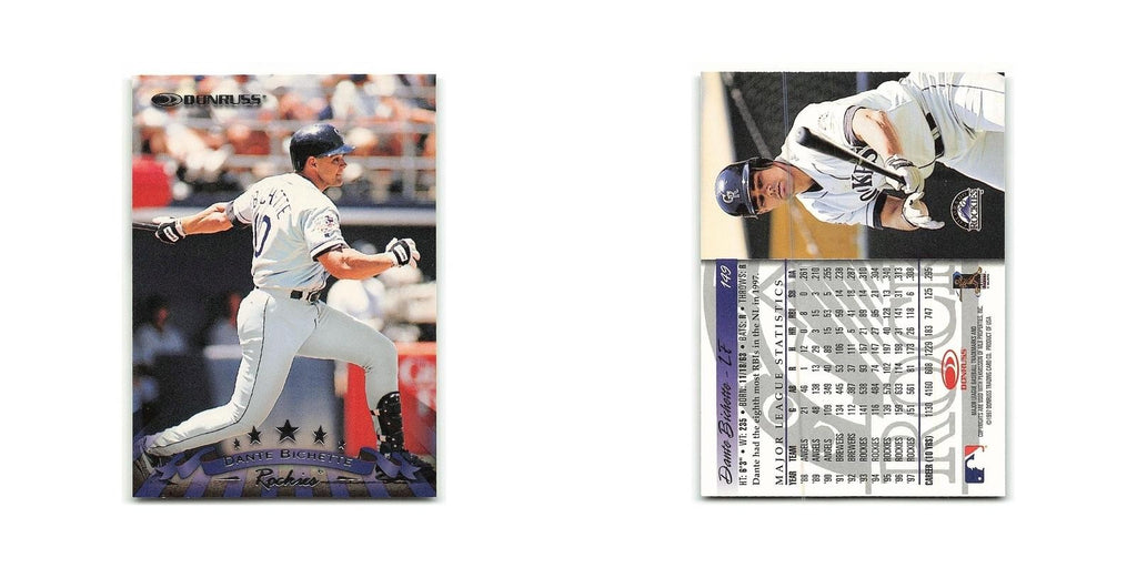 Dante Bichette 1998 Donruss #149 Colorado Rockies Baseball Card NM
