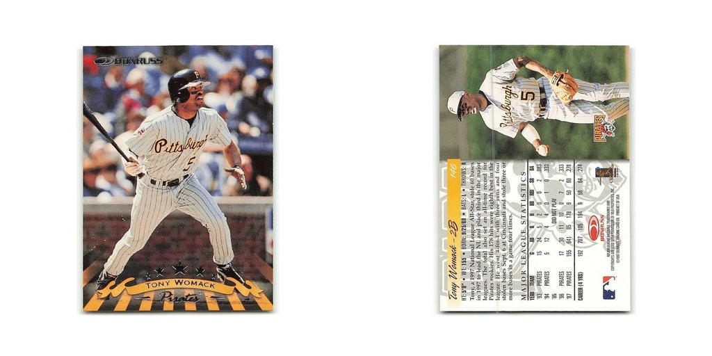 Tony Womack 1998 Donruss #146 Pittsburgh Pirates Baseball Card NM