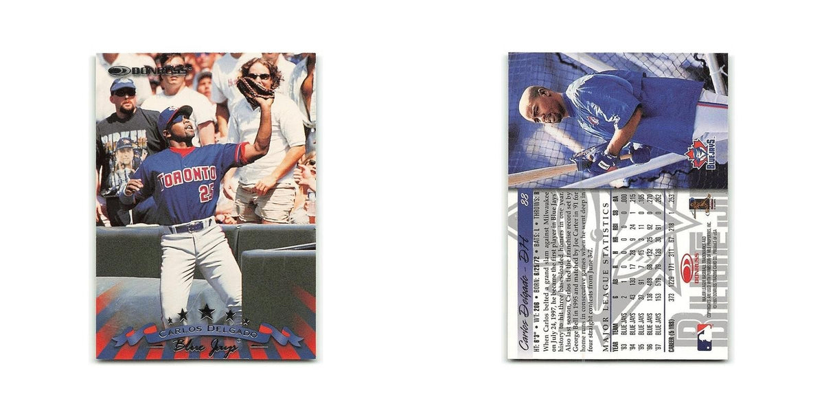 Carlos Delgado 1998 Donruss #88 Toronto Blue Jays Baseball Card NM
