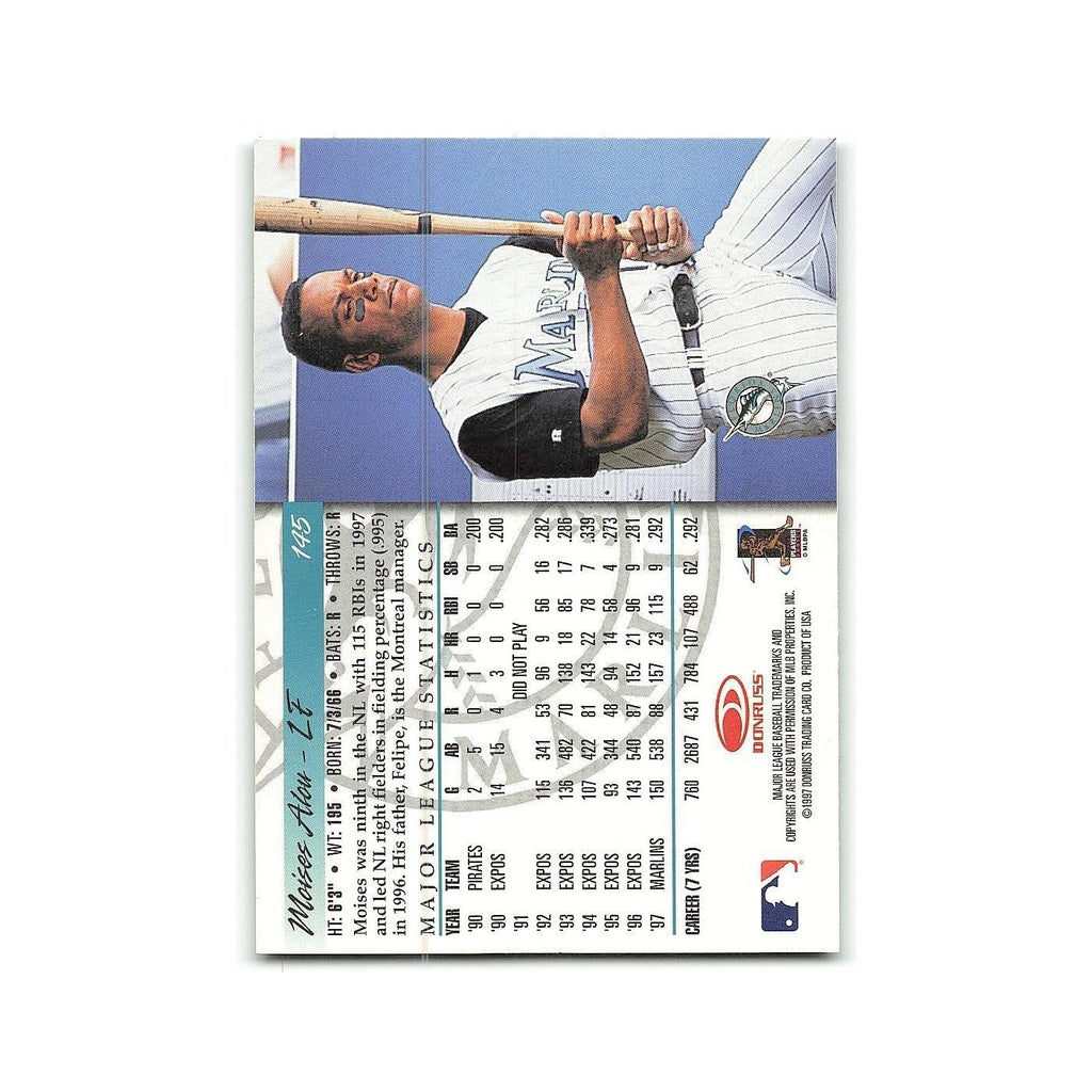 Moises Alou 1998 Donruss #145 Florida Marlins Baseball Card NM