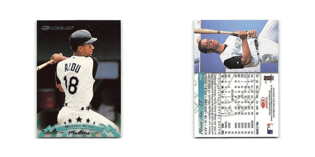 Moises Alou 1998 Donruss #145 Florida Marlins Baseball Card NM