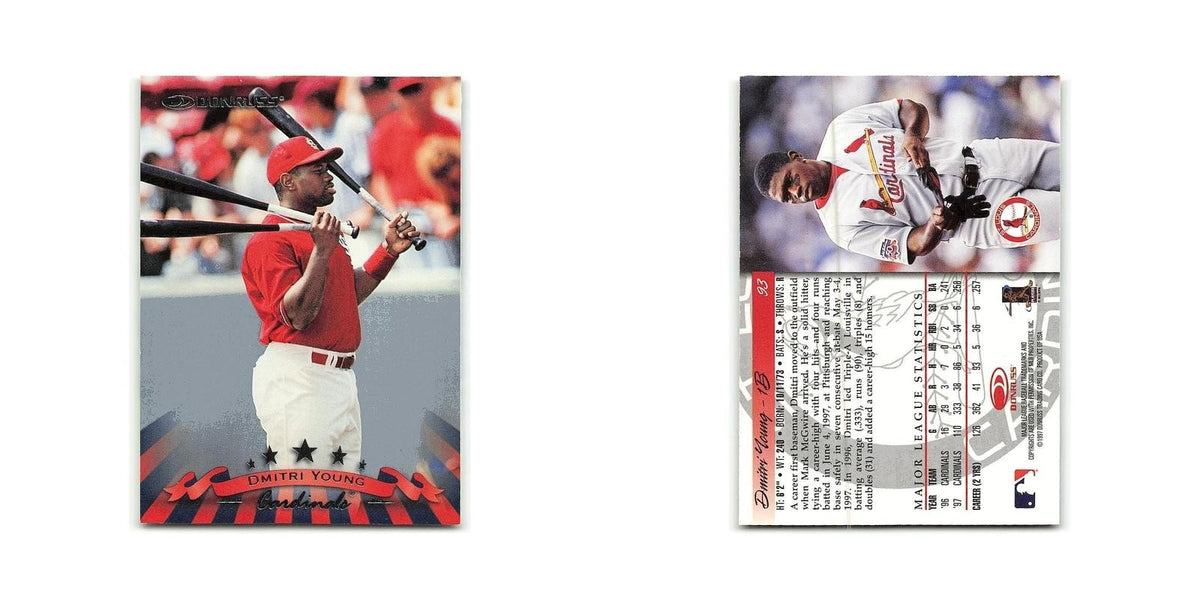 Dmitri Young 1998 Donruss #93 St. Louis Cardinals Baseball Card NM