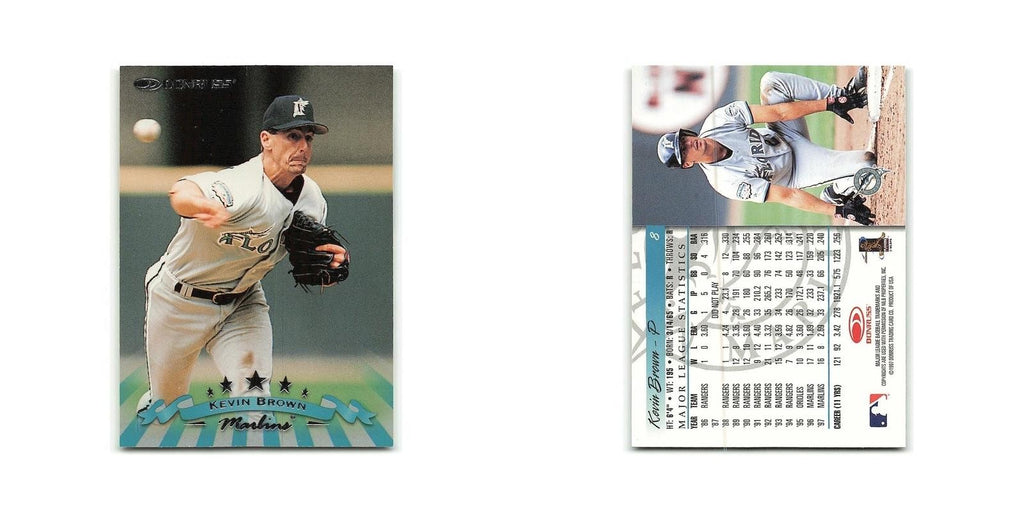Kevin Brown 1998 Donruss #8 Florida Marlins Baseball Card NM