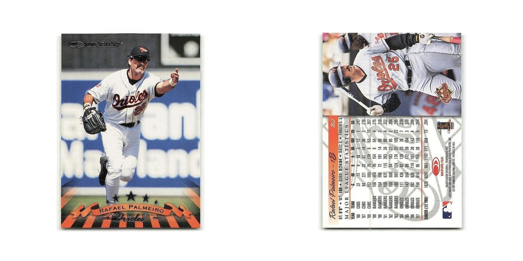 Rafael Palmeiro 1998 Donruss #80 Baltimore Orioles Baseball Card NM