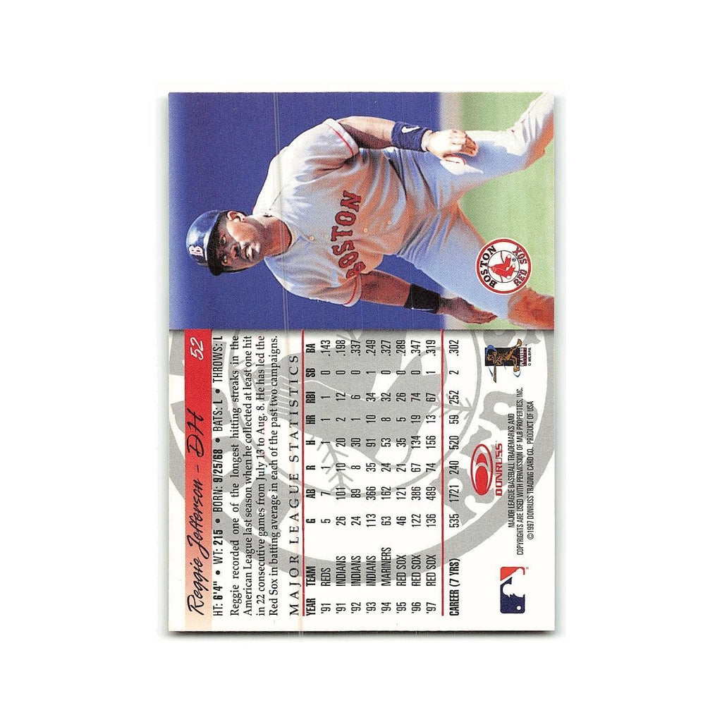 Reggie Jefferson 1998 Donruss #52 Boston Red Sox Baseball Card NM