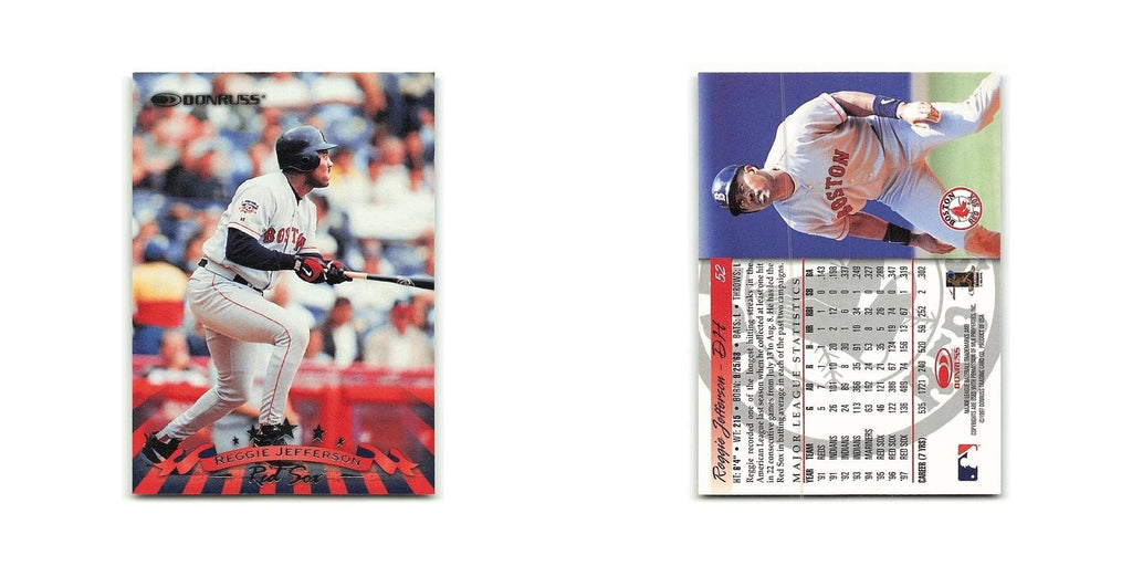 Reggie Jefferson 1998 Donruss #52 Boston Red Sox Baseball Card NM