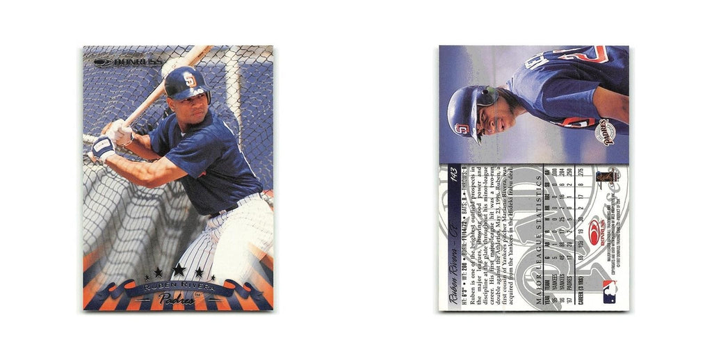 Ruben Rivera 1998 Donruss #143 San Diego Padres Baseball Card NM