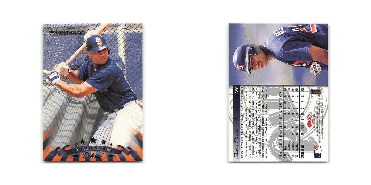 Ruben Rivera 1998 Donruss #143 San Diego Padres Baseball Card NM