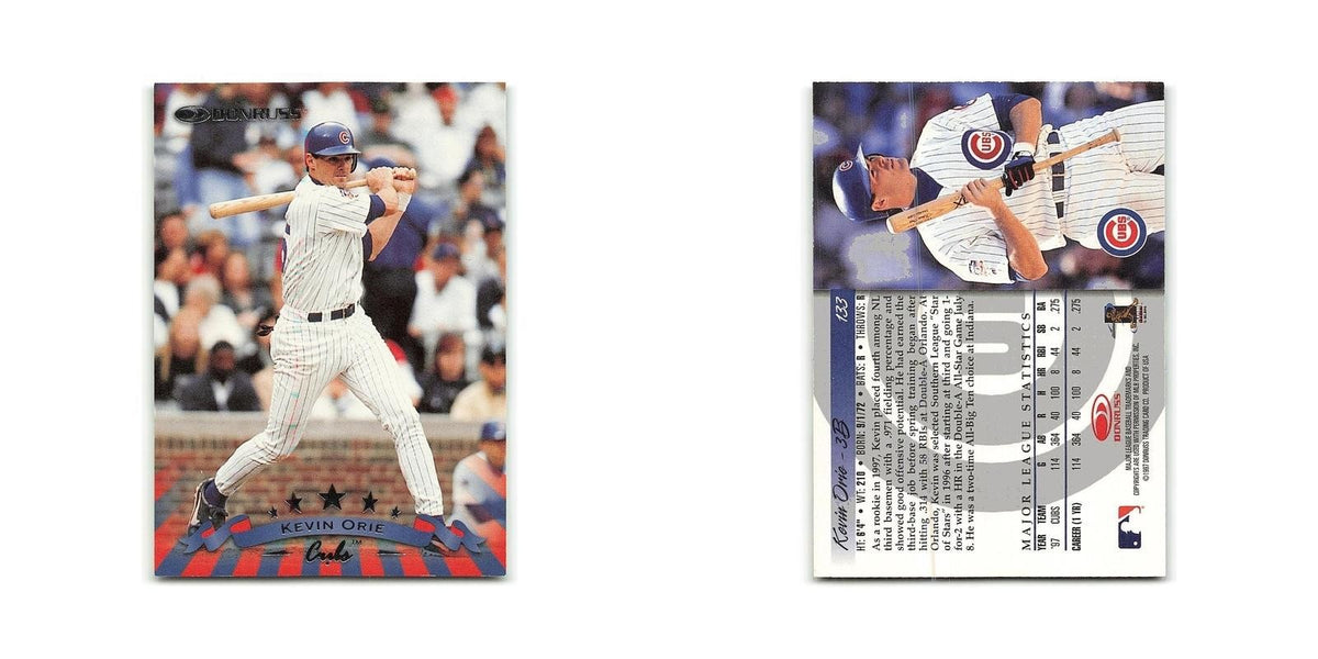 Kevin Orie 1998 Donruss #133 Chicago Cubs Baseball Card NM