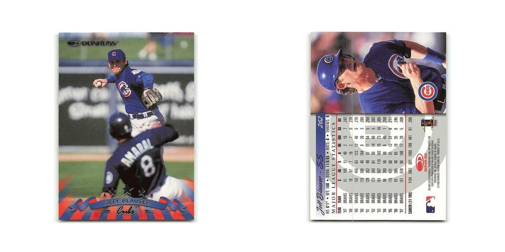 Jeff Blauser 1998 Donruss #262 Chicago Cubs Baseball Card NM