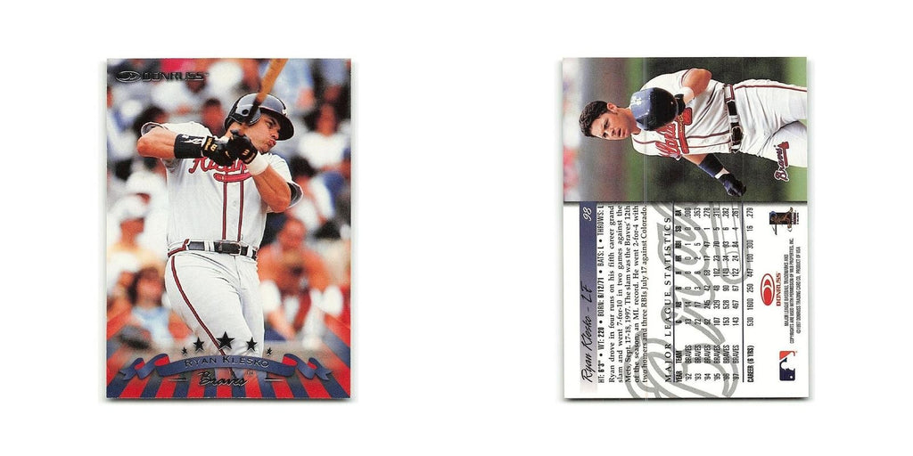 Ryan Klesko 1998 Donruss #98 Atlanta Braves Baseball Card NM