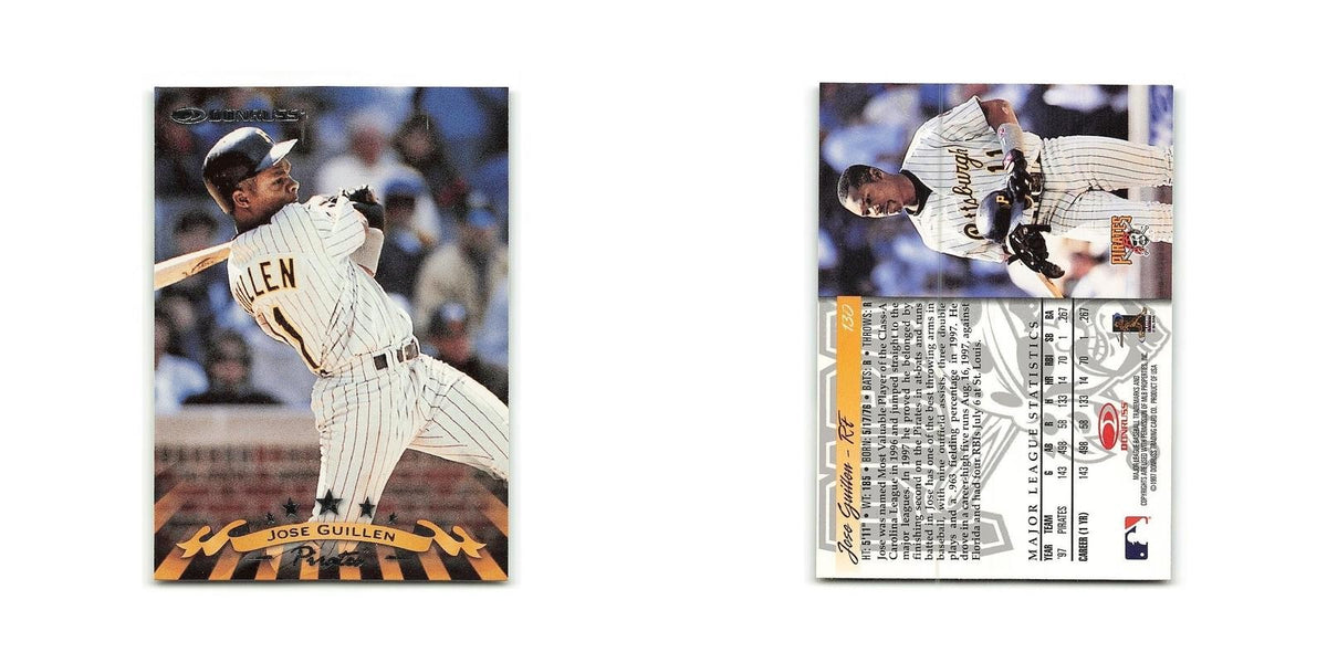 Jose Guillen 1998 Donruss #130 Pittsburgh Pirates Baseball Card NM