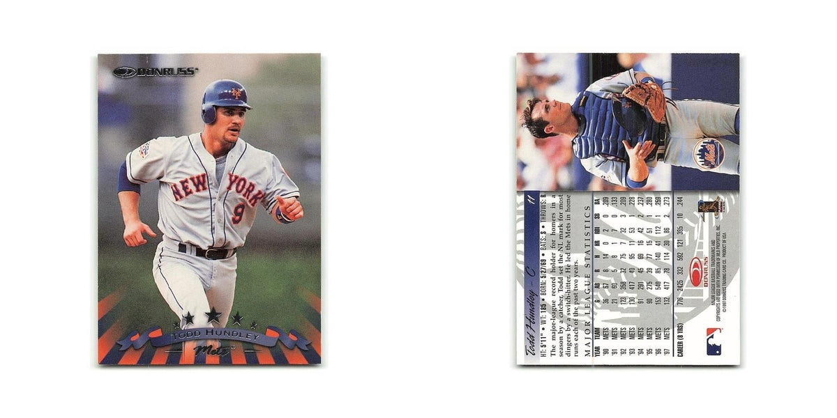 Todd Hundley 1998 Donruss #11 New York Mets Baseball Card NM