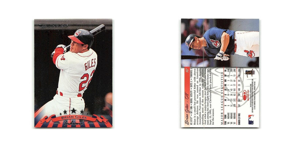 Brian Giles 1998 Donruss #92 Cleveland Indians Baseball Card NM