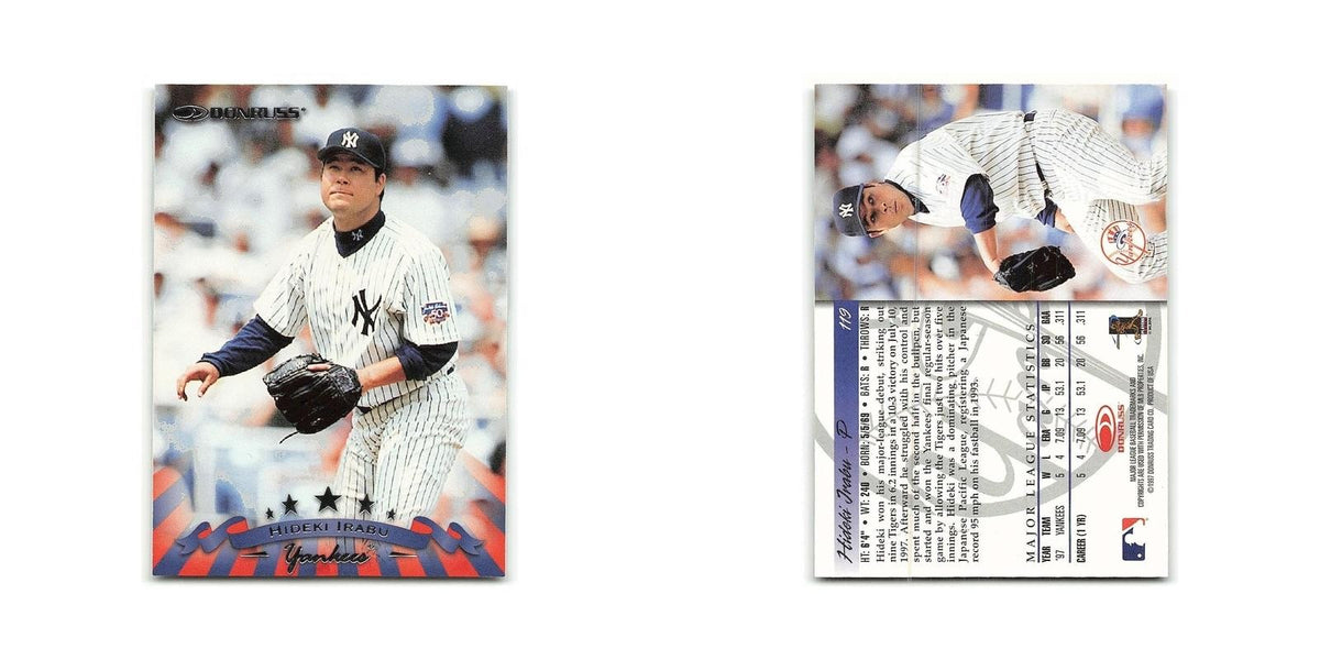 Hideki Irabu 1998 Donruss #119 New York Yankees Baseball Card NM
